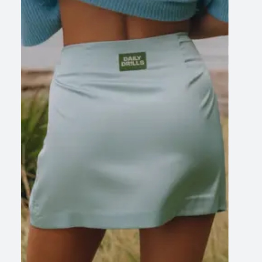 Daily Drills Mini Skirt - Soft Blue